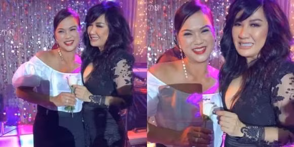 Phương Loan thậm chí còn trông trẻ hơn cả đàn em là Trizzie Phương Trinh.