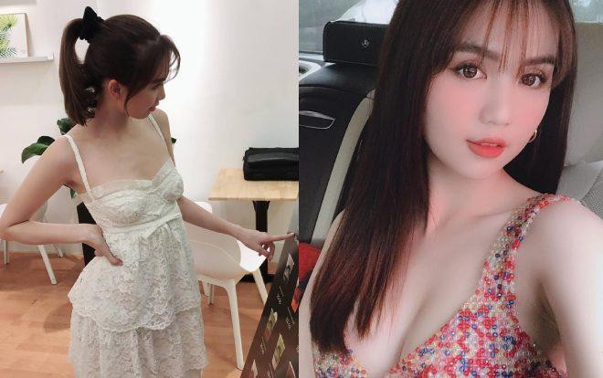 Vòng 1 Ngọc Trinh khi không có phụ tùng độn đỡ thì cũng... "thường thôi".