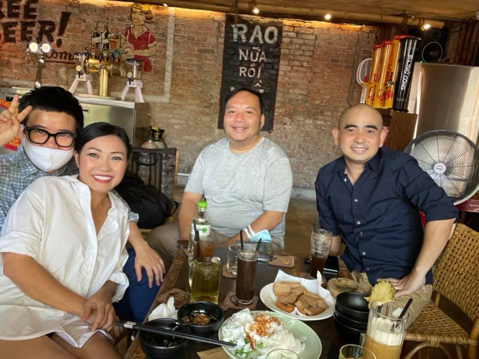 Ca sĩ Phương Thanh hội ngộ nhạc sĩ Đức Trí, Phương Uyên, Nguyễn Hà.