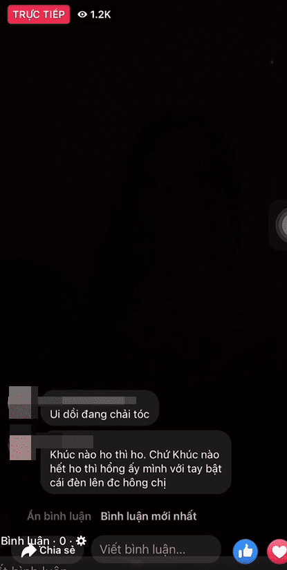 Giua khuya Khanh Thi livestream khoc loc nuc no, chuyen gi day?