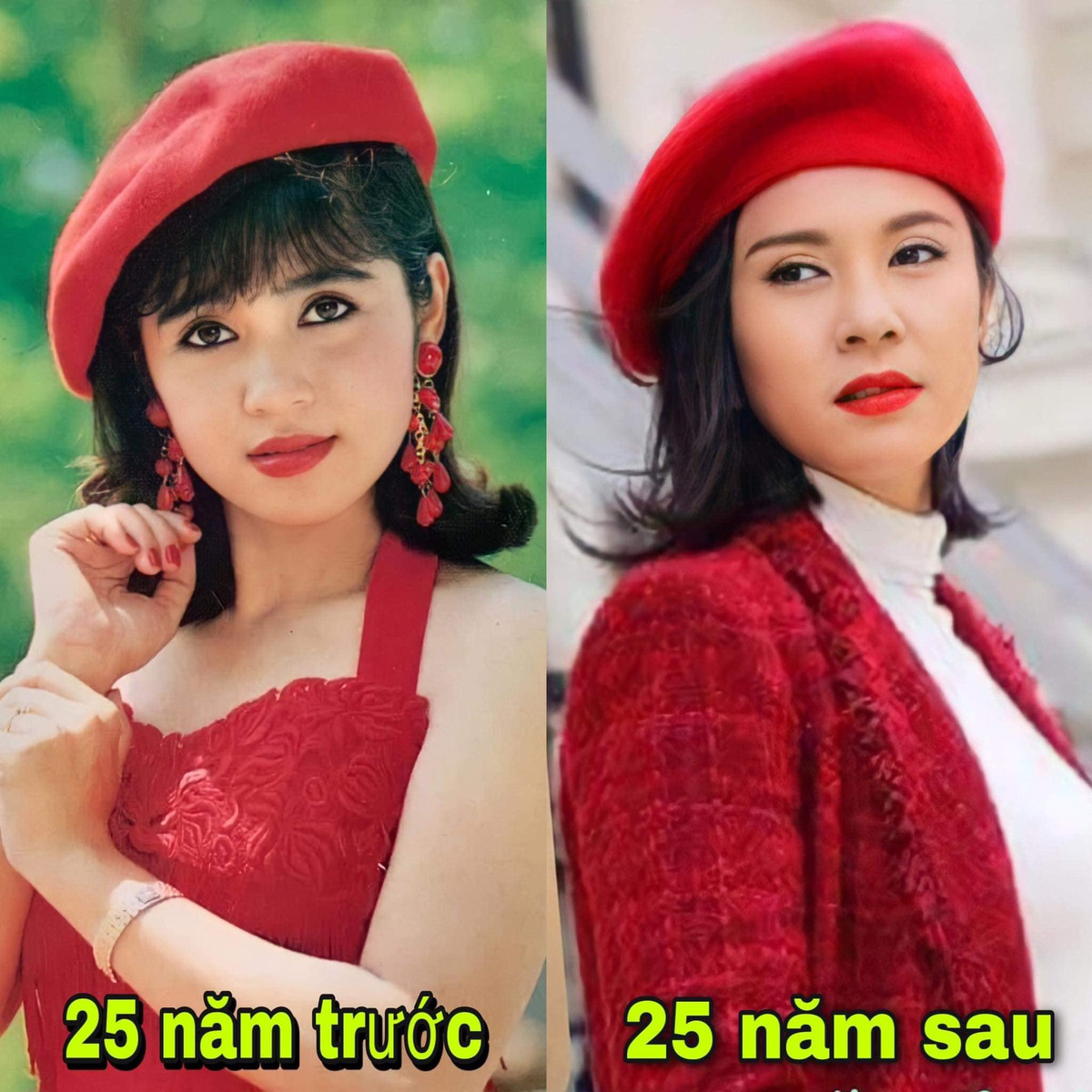 Nhan sắc Việt Trinh sau 25 năm.