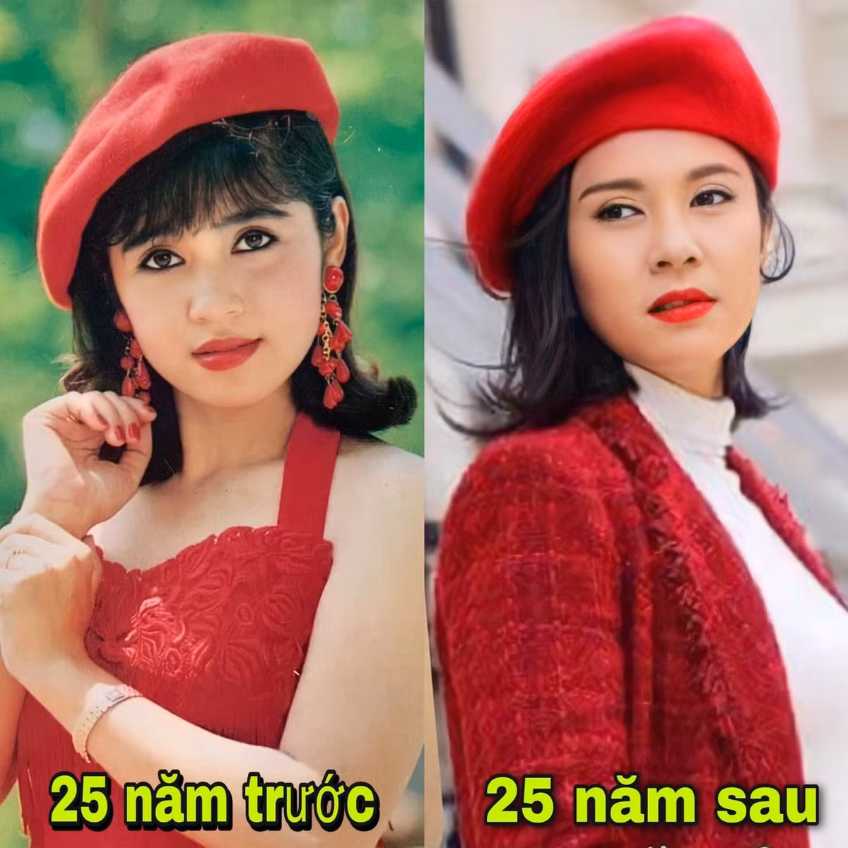 Nhan sắc Việt Trinh sau 25 năm.