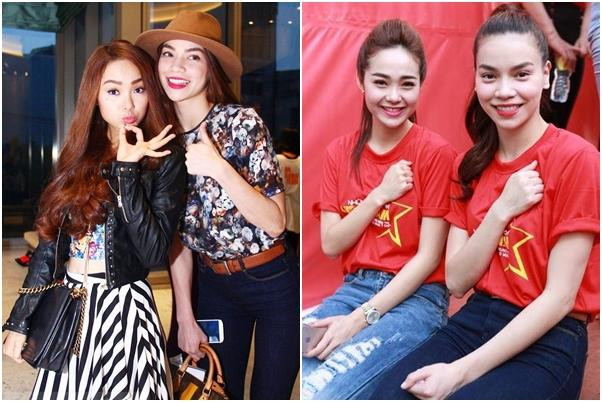 Bi phat hien follow Minh Hang, Ho Ngoc Ha 