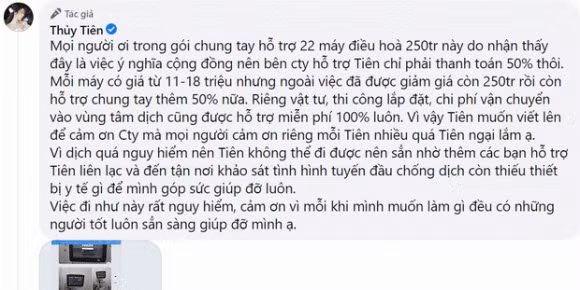 Thuy Tien len tieng khi bi to 