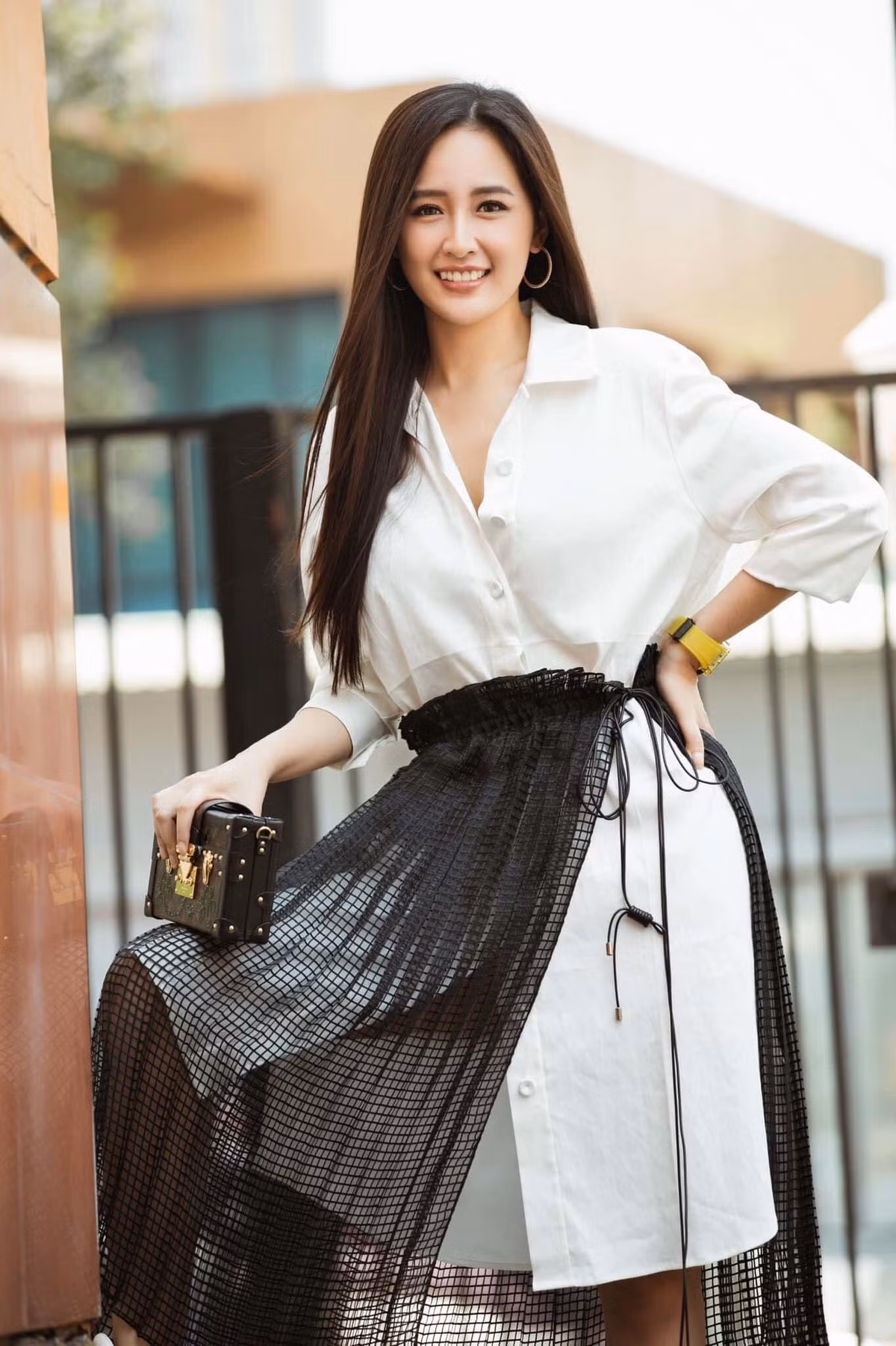 Hoa hậu Mai Phương Thúy tiết lộ số đo hiện tại của mình là chiều cao 1m84, body 89-62-100 cm và mong muốn giảm xuống vài kg.