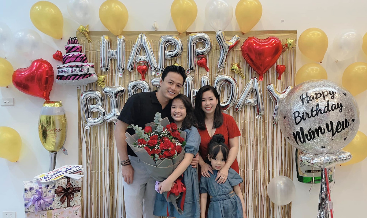 Hồng Đăng tổ chức sinh nhật cho con gái đầu lòng.