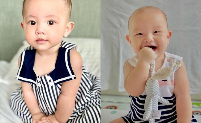 Hiện tại, cặp song sinh nhà Hà Hồ - Kim Lý đã tròn 7 tháng tuổi. Theo bật mí từ nữ ca sĩ, sự phát triển thể chất của Leon bỏ xa Lisa dù là em.