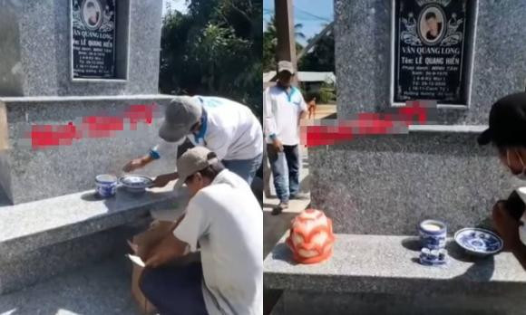 Xót xa bố mẹ Vân Quang Long thẫn thờ bên mộ phần con trai - Hình 3 Xot xa bo me Van Quang Long than tho ben mo phan con trai-Hinh-3