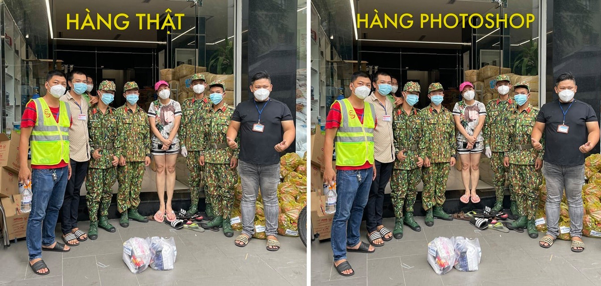 Việt Hương hài hước với ảnh chỉnh sửa chân dài.