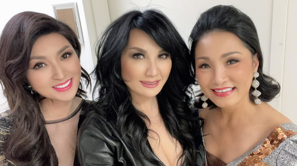 Trizzie Phương Trinh hội ngộ Hồng Đào, Nguyễn Hồng Nhung ở Mỹ.