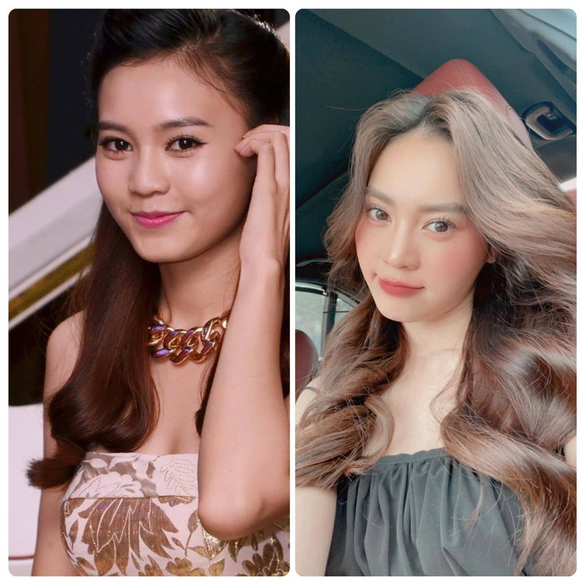 Nhan sắc Lan Ngọc theo thời gian.