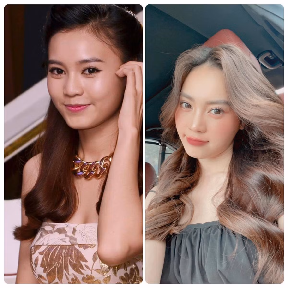 Nhan sắc Lan Ngọc theo thời gian.