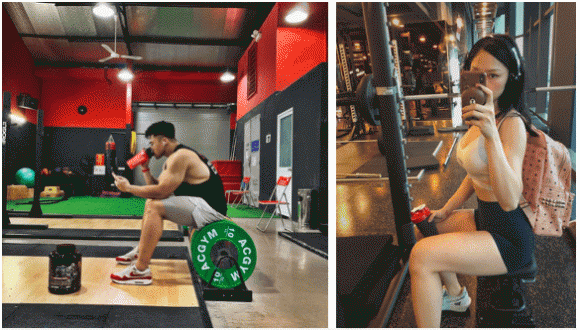 Cả hai còn cùng chung sở thích tập gym.