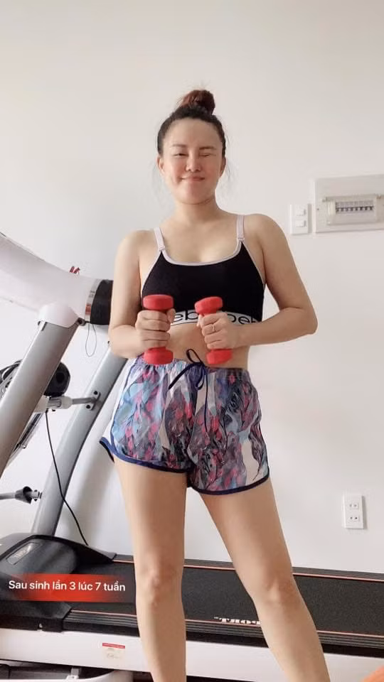 Vy Oanh khoe than hinh giam 13kg sau 7 tuan sinh con thu 3-Hinh-2