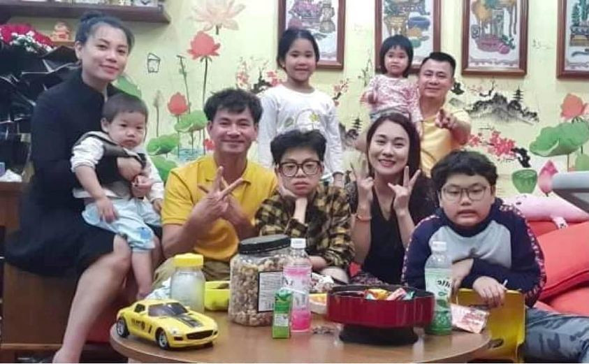 Từ Tết, gia đình Xuân Bắc - Tự Long mới có dịp hội tụ trước ngày các con đến trường.