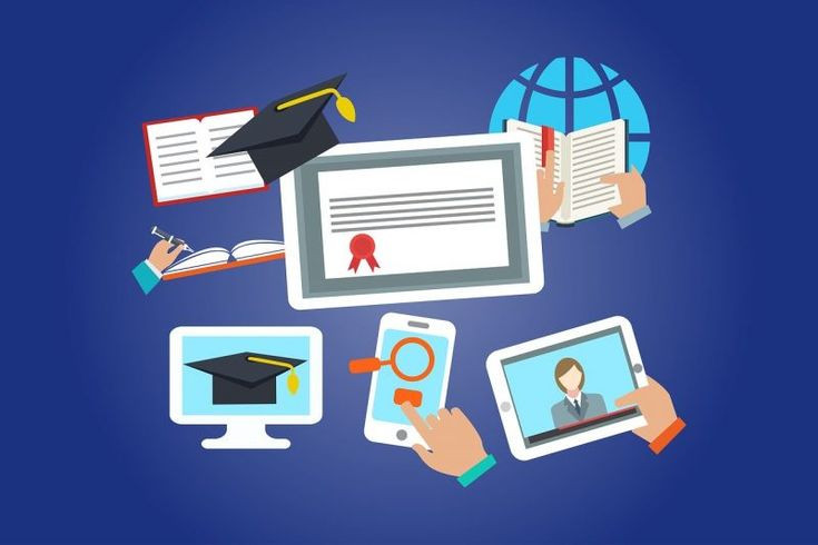 Điều này rất giống với sự phát triển của học trực tuyến (e-learning) và các nền tảng như Coursera, Khan Academy. Ảnh: Pinterest.