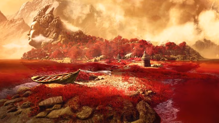  2. Mối liên hệ với Phật giáo Tây Tạng. Shambhala cũng là tên một vương quốc thần thoại trong Phật giáo Tây Tạng, nơi người dân sống trong hòa bình và tuân theo các nguyên tắc Phật pháp. Shangri-La thường được liên hệ với vương quốc này. Ảnh: Pinterest.