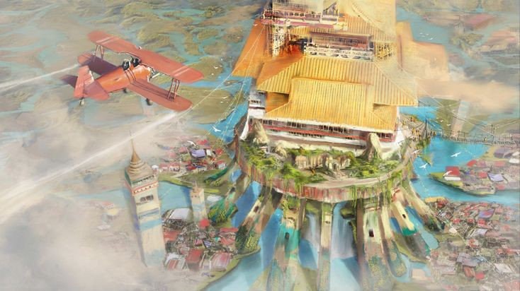  5. Một xã hội lý tưởng. Shangri-La được miêu tả là một xã hội hoàn hảo, nơi không có chiến tranh, xung đột hay bất công. Đây là hình ảnh phản chiếu của một utopia (xã hội không tưởng). Ảnh: Pinterest.