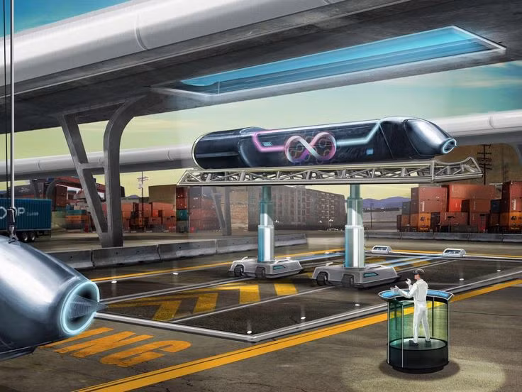  15. Tầm nhìn tương lai. Elon Musk tin rằng Hyperloop không chỉ là giải pháp cho các tuyến ngắn mà còn có thể kết nối các quốc gia và lục địa, mở ra một kỷ nguyên giao thông hoàn toàn mới. Ảnh: Pinterest.