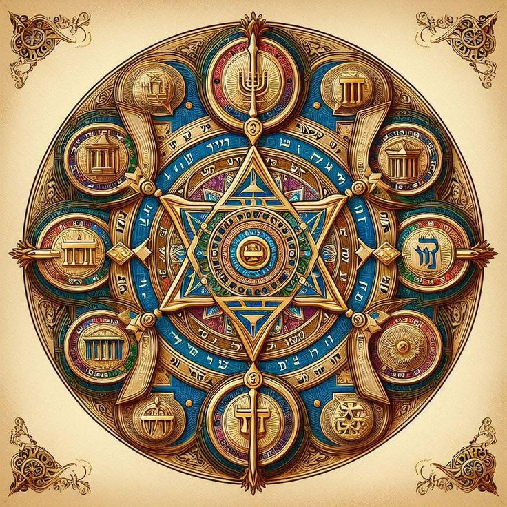  5. Sefirot – 10 phẩm chất của Thượng Đế. Sefirot là 10 đặc tính hoặc khía cạnh của Thượng Đế, bao gồm Keter (Vương miện), Binah (Hiểu biết), và Chesed (Lòng nhân từ), mô tả cách năng lượng thần thánh vận hành trong vũ trụ. Ảnh: Pinterest.