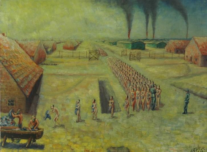  4. Phương pháp giết người công nghiệp hóa. Đức Quốc xã thiết kế quy trình giết người mang tính công nghiệp hóa, với hệ thống dây chuyền tại các trại tử thần để tối đa hóa số lượng người bị giết mỗi ngày. Ảnh: Pinterest.