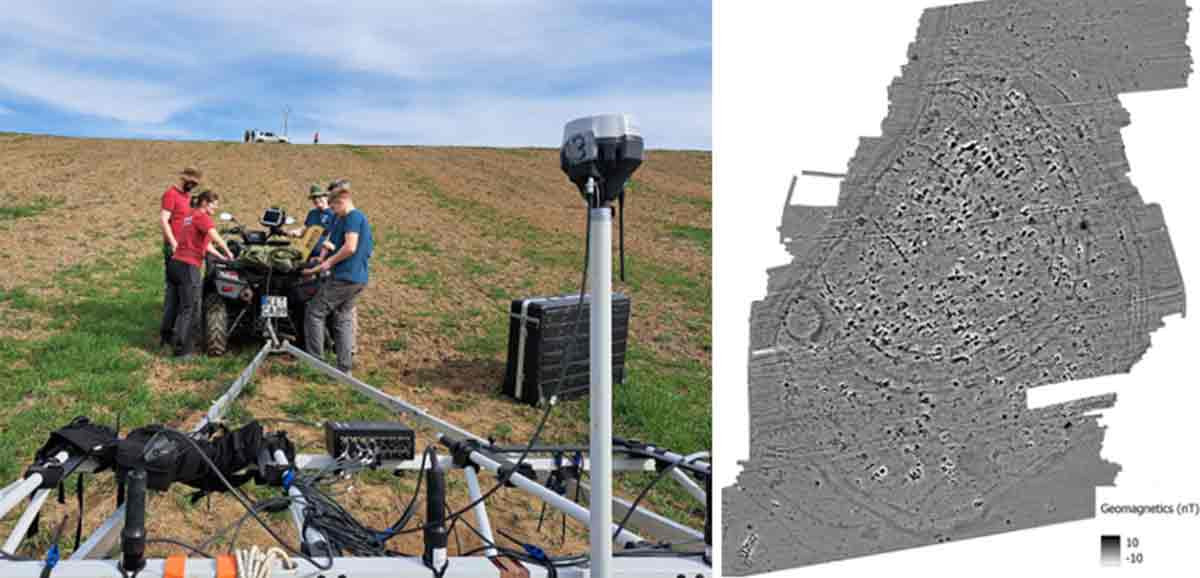  2. Khu định cư thời kỳ đồ đá mới ở Serbia. Dấu vết khu định cư thuộc văn hóa Vinča từ 7.000 năm trước được phát lộ gần sông Timiș, bao gồm hào lớn và nhiều hiện vật độc đáo. Ảnh: Ancient Origins.