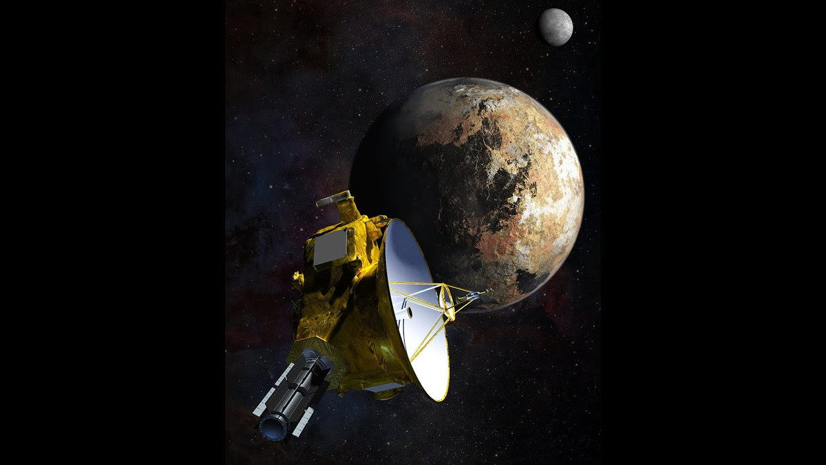  15. Khám phá của New Horizons. Tàu vũ trụ New Horizons của NASA là tàu đầu tiên bay ngang qua Sao Diêm Vương vào năm 2015, cung cấp những hình ảnh và dữ liệu chi tiết đầu tiên về hành tinh lùn này. Ảnh: Pinterest.