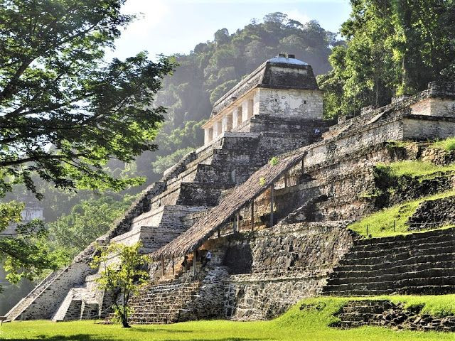  6. Những thành phố lớn với thiết kế tiên tiến. Các thành phố Maya như Tikal, Palenque và Copán là những trung tâm đô thị phức tạp với đền đài, quảng trường và hệ thống cung cấp nước tiên tiến. Ảnh: Pinterest.