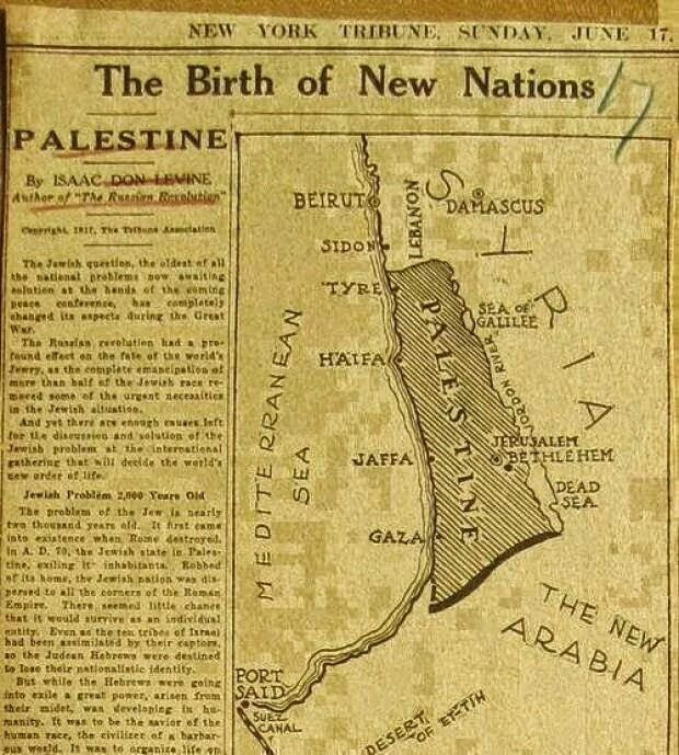 Tuyên bố Balfour lại mâu thuẫn trực tiếp với lời hứa đó vì nó cam kết một "quê hương quốc gia" cho người Do Thái tại chính vùng đất Palestine, nơi có phần lớn người Ả Rập sinh sống. Ảnh: Pinterest.