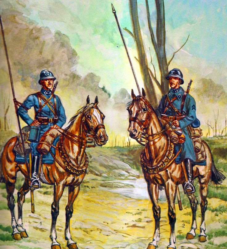  13. Kỵ binh thời hiện đại. Trong Thế chiến I, kỵ binh vẫn được sử dụng hạn chế nhưng nhanh chóng trở nên lỗi thời khi chiến tranh chiến hào và xe tăng thay thế vai trò của họ. Ảnh: Pinterest.