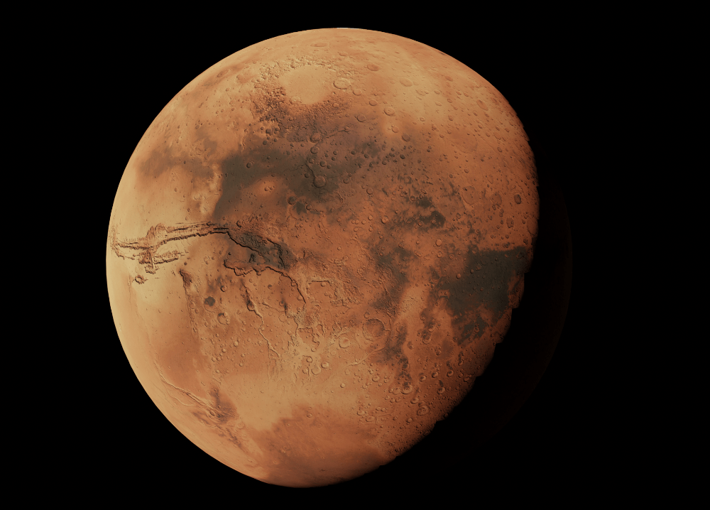  4. Sao Hỏa. Một năm trên sao Hỏa dài 687 ngày Trái Đất, gần gấp đôi một năm của chúng ta. Nếu sống trên hành tinh này, niềm háo hức khi đón chờ “năm mới” hẳn sẽ được nhân đôi. Ảnh: Pinterest.