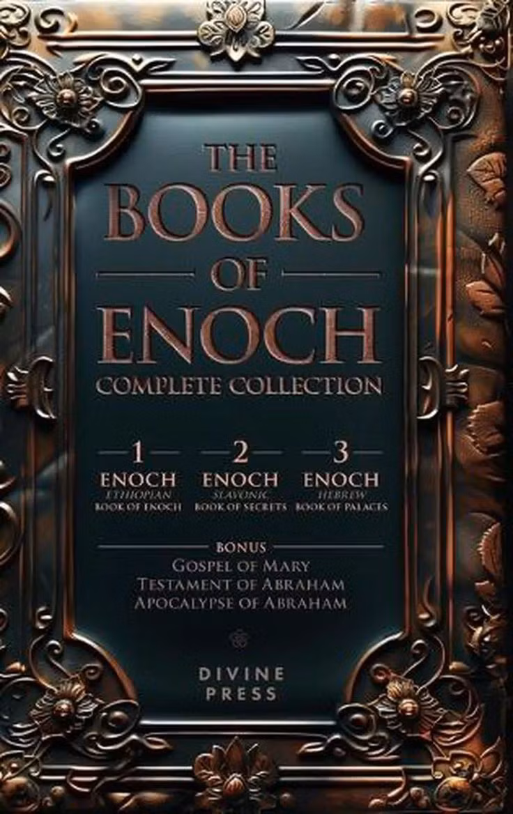  10. Sách Enoch: Một cổ thư tôn giáo khải huyền cổ đại của người Do Thái; mô tả các thiên thần sa ngã, chuyến hành trình của Enoch qua thiên đường và địa ngục. Ảnh: Pinterest.
