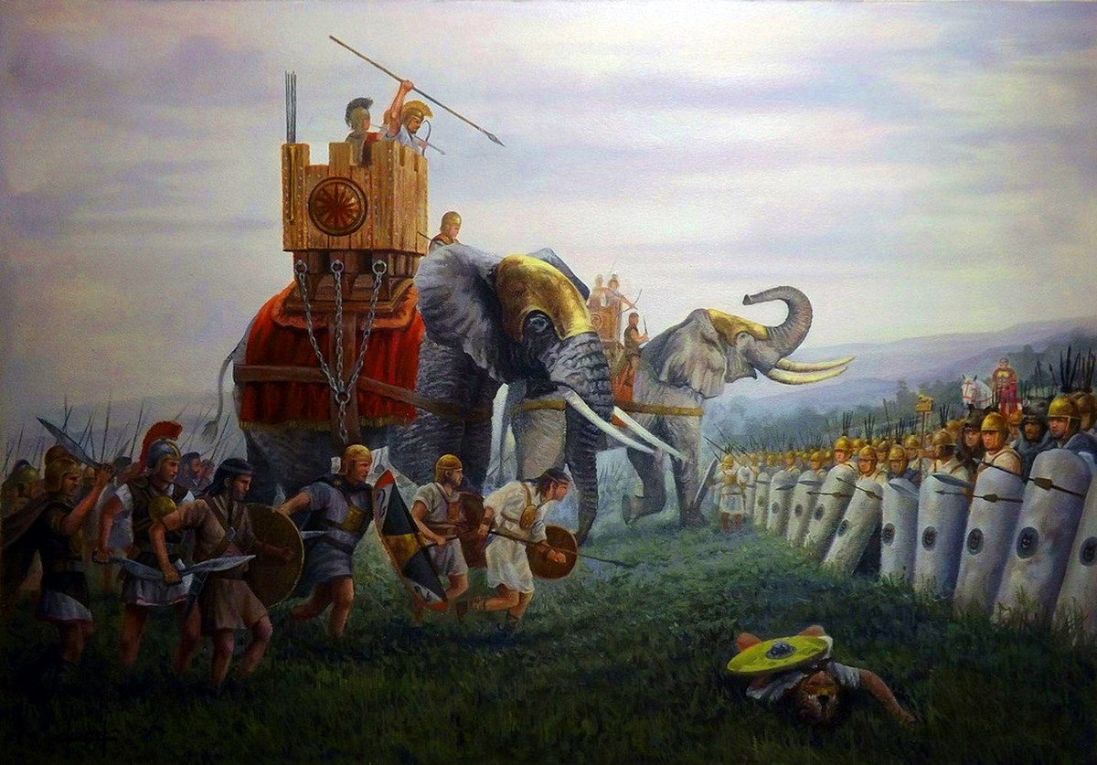  11. Tổn thất lớn nhưng thành công. Khi đến Ý, Hannibal chỉ còn khoảng 20.000 bộ binh, 6.000 kỵ binh, và một số ít voi chiến sống sót. Tuy nhiên, ông đã thành công trong việc đưa quân đội đến trung tâm La Mã. Ảnh: Pinterest.