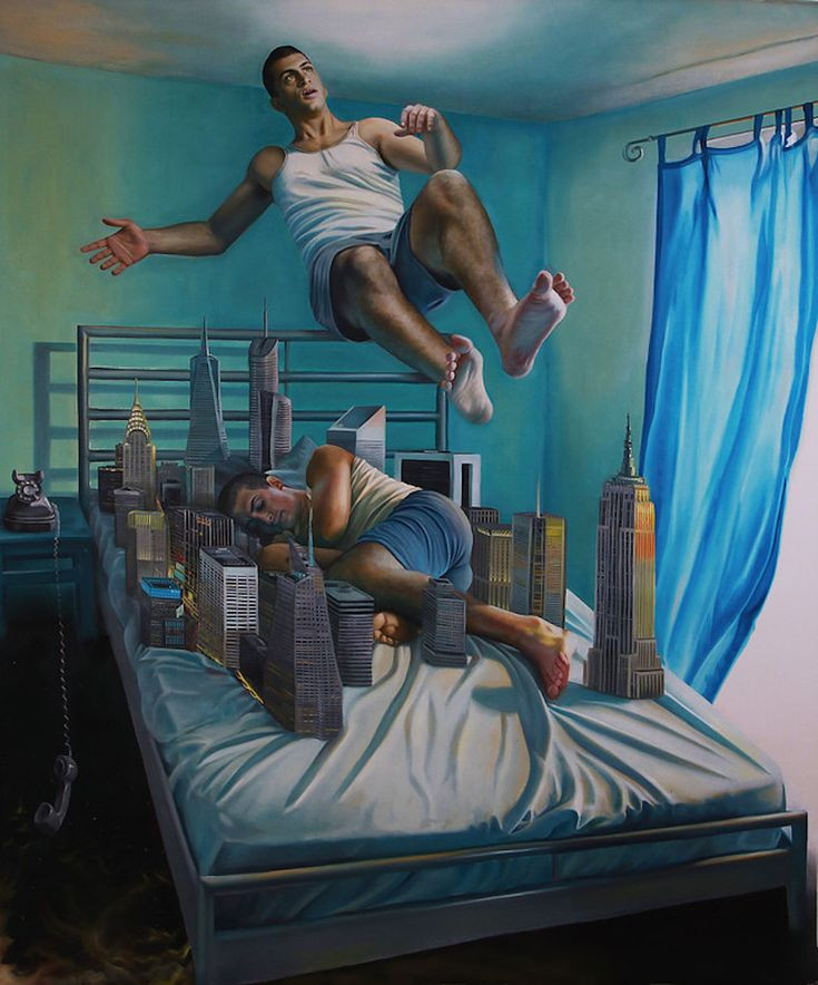  4. Trải nghiệm ngoài cơ thể (OBEs). Nhiều người báo cáo rằng họ từng có trải nghiệm rời khỏi cơ thể, thường trong khi ngủ hoặc trong trạng thái thiền sâu, tạo cảm giác rằng ý thức có thể tồn tại độc lập với thể xác. Ảnh: Pinterest.