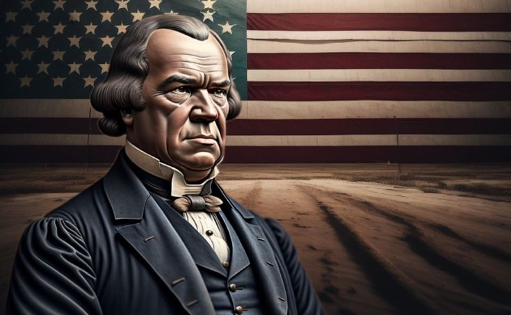  1. Andrew Johnson - Tổng thống Mỹ (1868). Andrew Johnson trở thành Tổng thống Mỹ sau khi Abraham Lincoln bị ám sát. Ông mâu thuẫn với Quốc hội Mỹ về việc tái thiết miền Nam sau Nội chiến. Ảnh: Pinterest.