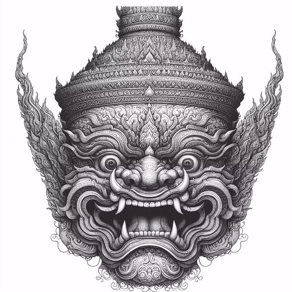  Biểu tượng của sự phồn thịnh. Dạ xoa thường được liên kết với sự màu mỡ, cây cối, rừng, kho báu và các nơi hoang dã, biểu thị sự phồn thịnh và thịnh vượng. Ảnh: Pinterest.