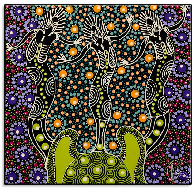  8. Mối quan hệ với đất đai. Thời gian Mơ nhấn mạnh tầm quan trọng của đất đai. Người thổ dân tin rằng đất đai là thiêng liêng vì nó được tạo ra và gắn bó với các tổ tiên. Ảnh: Pinterest.