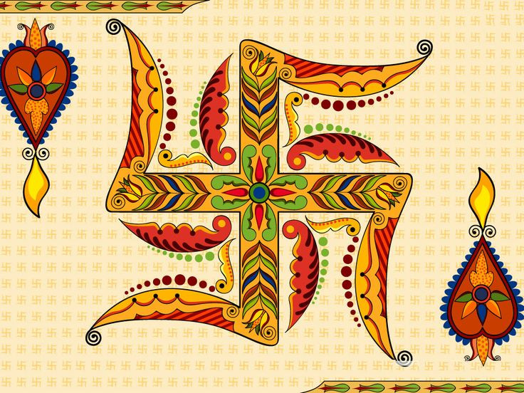  9. Swastika ở Ấn Độ hiện đại. Mặc dù ý nghĩa của swastika đã bị bóp méo và gây nhiều hiểu lầm ở phương Tây trong thế kỷ 20, biểu tượng này vẫn giữ vị trí quan trọng trong đời sống văn hóa và tôn giáo của người dân Ấn Độ và nhiều nước châu Á khác. Ảnh: Pinterest.