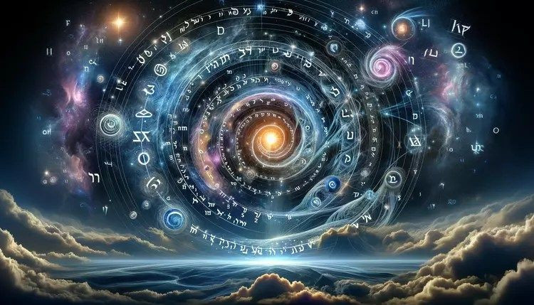  Sự liên kết giữa âm thanh và sáng tạo: Sefer Yetzirah nhấn mạnh rằng các âm thanh và chữ cái của tiếng Hebrew có sức mạnh thần bí để tạo hình thực tại. Ảnh: Pinterest.
