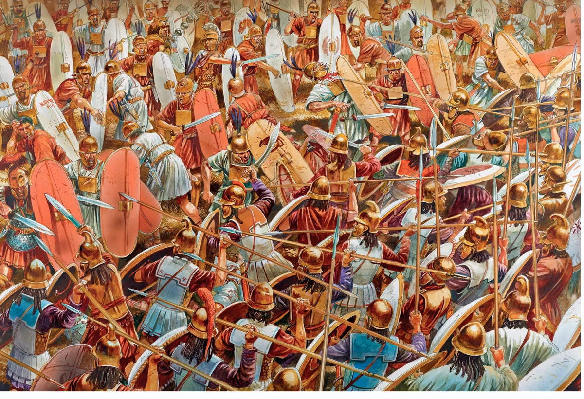  13. Học hỏi từ thất bại. Mặc dù thảm bại tại Cannae, La Mã không đầu hàng số phận. Họ tái cấu trúc quân đội, thay đổi chiến lược, và cuối cùng giành chiến thắng trong Chiến tranh Punic lần thứ hai. Ảnh: Pinterest.