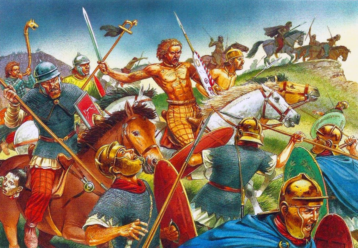  8. Thất bại lớn nhất của La Mã. Trận Cannae là thất bại thảm khốc nhất trong lịch sử quân sự La Mã. Quân đội La Mã đã mất khoảng 50.000 - 70.000 binh sĩ chỉ trong vòng một ngày. Ảnh: Pinterest.
