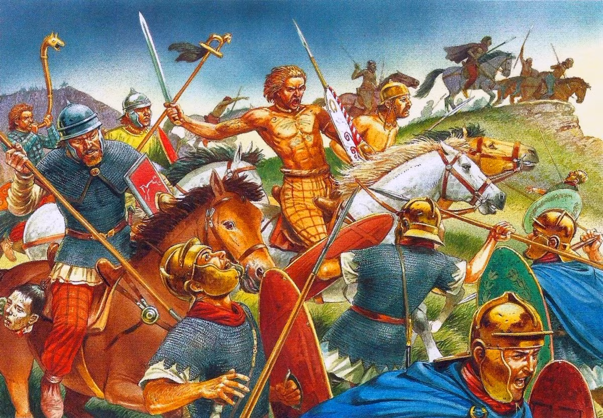  8. Thất bại lớn nhất của La Mã. Trận Cannae là thất bại thảm khốc nhất trong lịch sử quân sự La Mã. Quân đội La Mã đã mất khoảng 50.000 - 70.000 binh sĩ chỉ trong vòng một ngày. Ảnh: Pinterest.