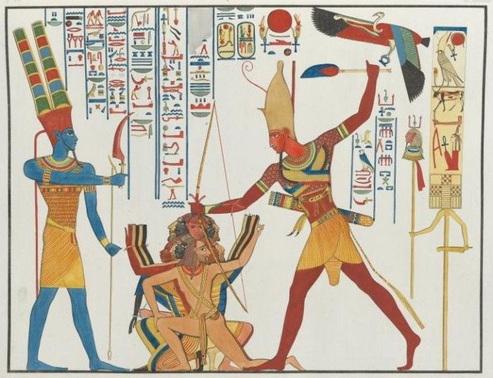  12. Hiến tế người sống trong văn hóa Ai Cập. Một số bằng chứng cho thấy người Ai Cập cổ đại từng hiến tế nô lệ hoặc hầu cận để phục vụ các Pharaoh trong thế giới bên kia. Ảnh: Pinterest.