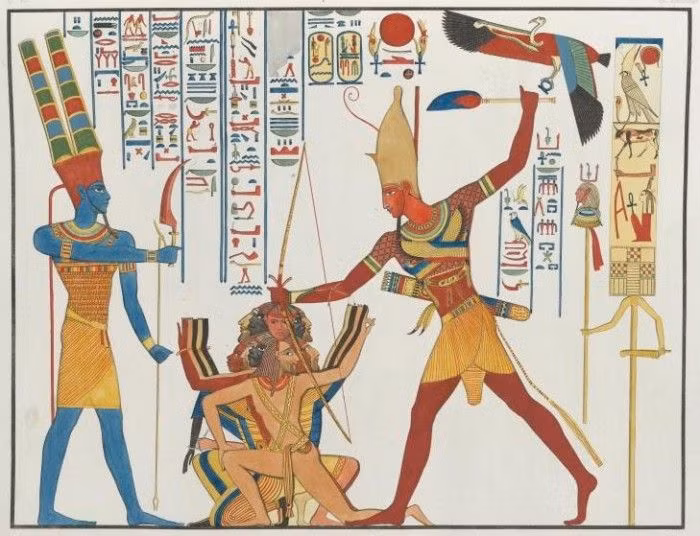  12. Hiến tế người sống trong văn hóa Ai Cập. Một số bằng chứng cho thấy người Ai Cập cổ đại từng hiến tế nô lệ hoặc hầu cận để phục vụ các Pharaoh trong thế giới bên kia. Ảnh: Pinterest.