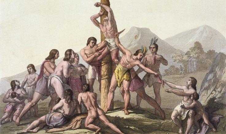  4. Hiến người quyền lực. Một số nền văn hóa, như người Maya hoặc Viking, đôi khi hiến tế các nhà lãnh đạo hoặc chiến binh để đảm bảo thế giới bên kia sẽ có những linh hồn mạnh mẽ bảo vệ. Ảnh: Pinterest.