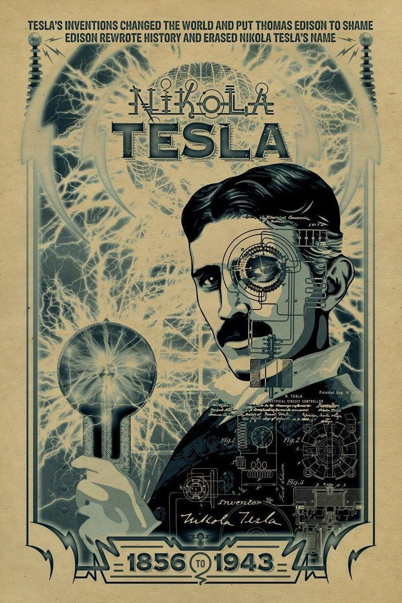 3. Khả năng làm việc không ngừng nghỉ. Tesla nổi tiếng thường làm việc suốt đêm, chỉ ngủ 2-3 giờ mỗi ngày. Ảnh: Pinterest.