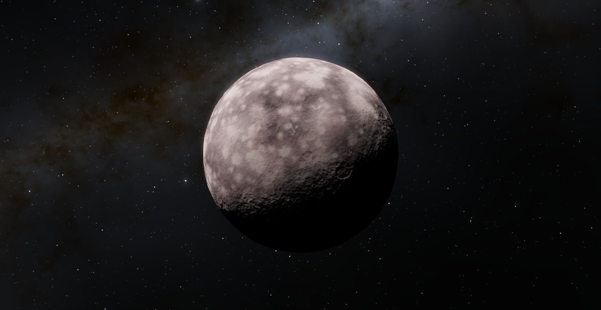  12. Phản xạ ánh sáng cao. Makemake có suất phản chiếu (albedo) khá cao, khoảng 0,77, chứng tỏ bề mặt của nó được bao phủ bởi băng và tuyết sáng. Ảnh: Pinterest.