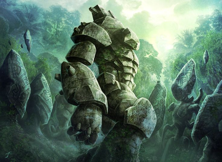  3. Tạo ra từ đất sét. Golem thường được mô tả là một sinh vật được tạo nên từ đất sét hoặc bùn, giống như cách con người được tạo ra trong các truyền thuyết tôn giáo. Ảnh: Pinterest.