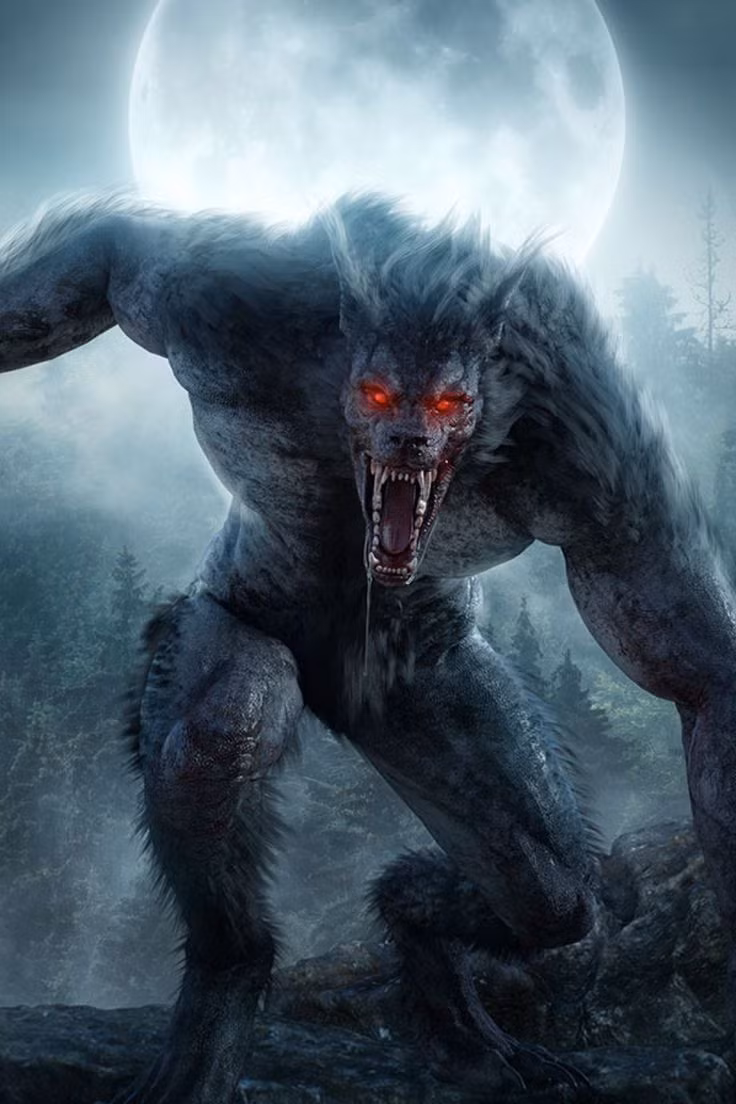  2. Hội chứng “hóa sói”. "Lycanthropy" là tên của một chứng rối loạn tâm lý, trong đó người bệnh tin rằng mình biến thành sói. Thuật ngữ này bắt nguồn từ tiếng Hy Lạp, nghĩa là "sự biến đổi thành sói". Hội chứng “hóa sói” có thể là nguồn gốc hình thành hình tượng người sói. Ảnh: Pinterest.