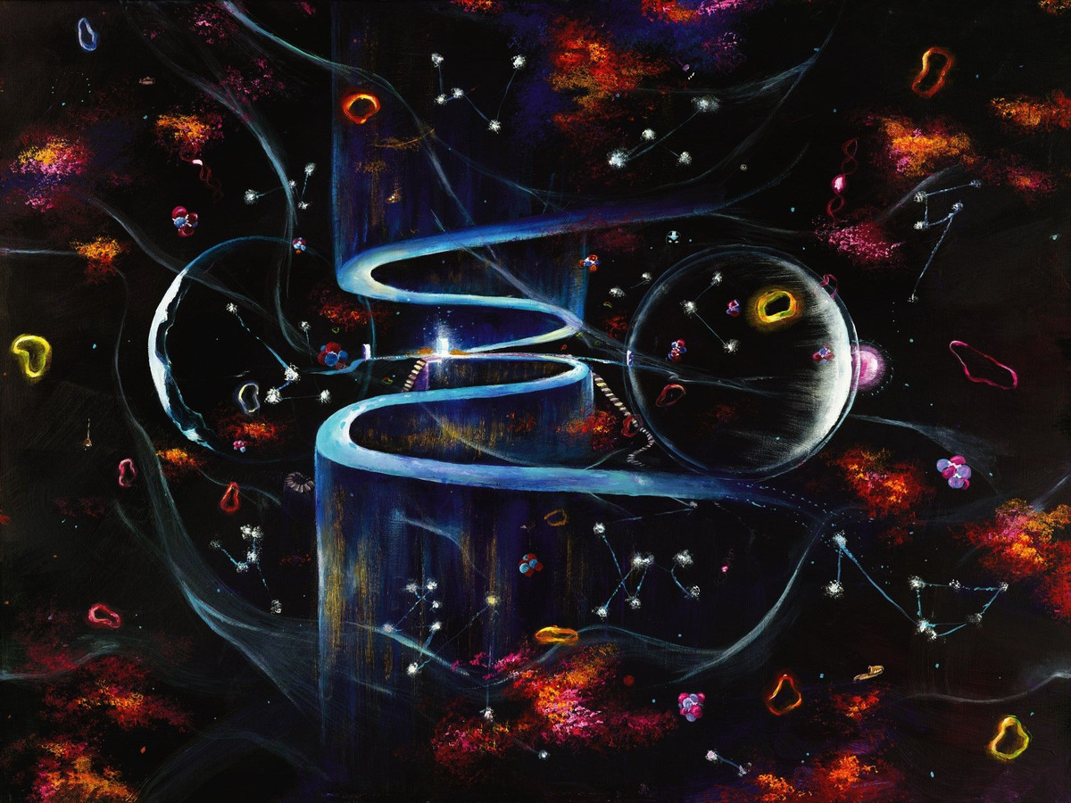  Bọt lượng tử (Quantum Foam): Ở cấp độ nhỏ nhất của không gian, mọi thứ biến động liên tục, giống như bọt sủi trong nước. Ảnh: Pinterest.